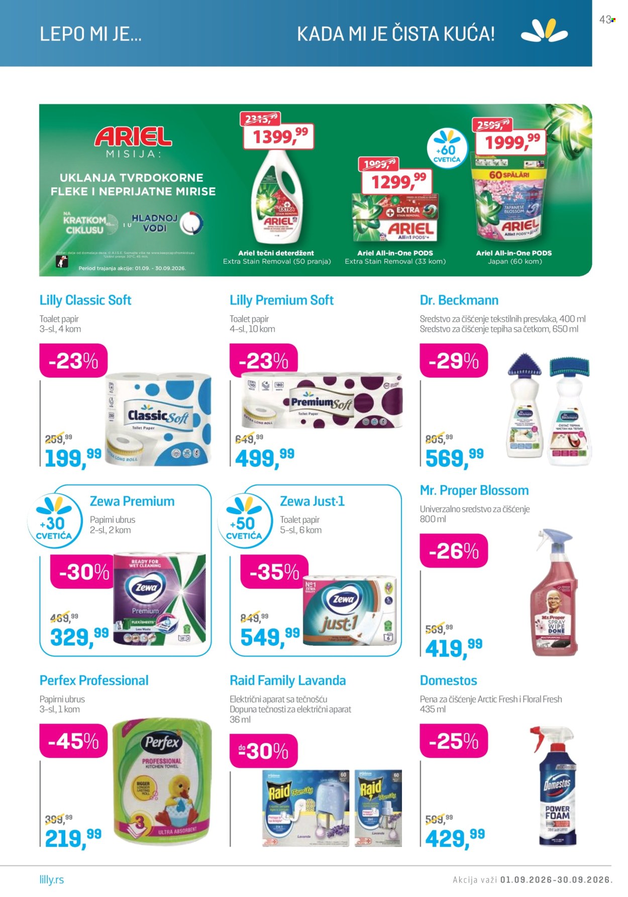Lilly Drogerie katalog - 01.09.2026 - 30.09.2026. Stranica 43