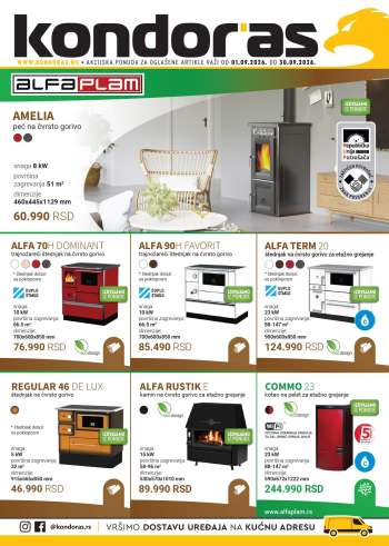 Kondor As katalog - 01.09.2026 - 30.09.2026.