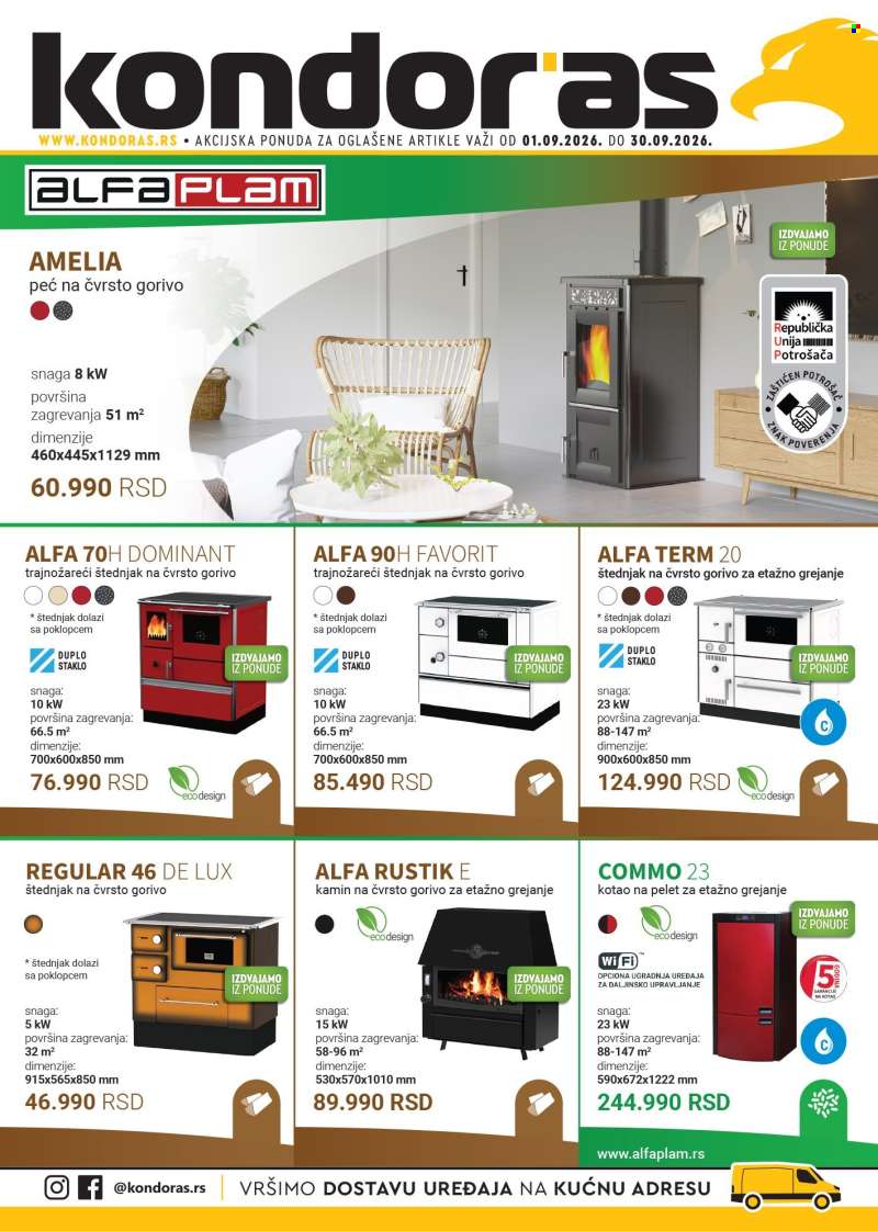Kondor As katalog - 01.09.2026 - 30.09.2026.