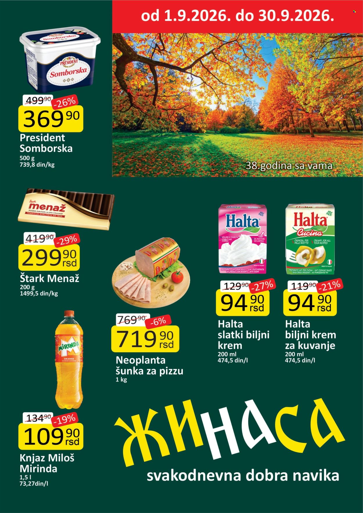 ŽINASA katalog - 01.09.2026 - 30.09.2026. Stranica 1