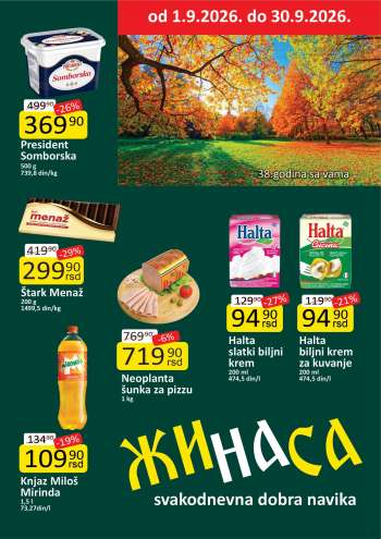 ŽINASA katalog - 01.09.2026 - 30.09.2026.