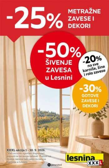 Lesnina XXXL katalog - 01.09.2026 - 30.09.2026.