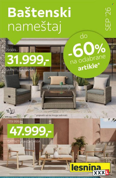 Lesnina XXXL katalog - 01.09.2026 - 30.09.2026. Stranica 3