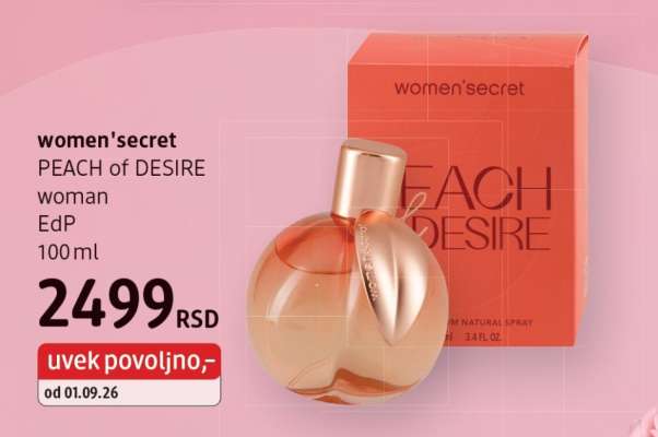 women'secret PEACH of DESIRE