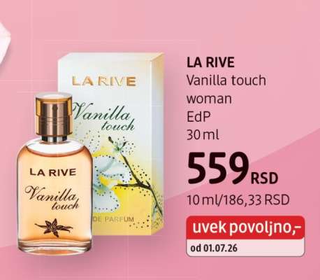 LA RIVE Vanilla touch woman EdP 30 ml
