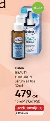 Balea BEAUTY HYALURON serum za lice 30 ml