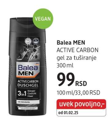 Balea MEN ACTIVE CARBON