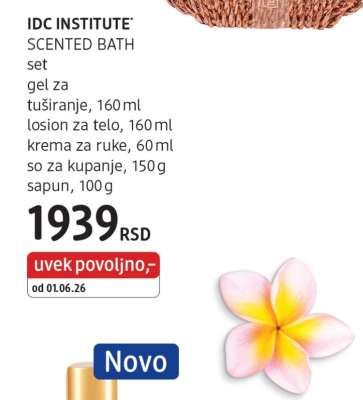 IDC INSTITUTE SCENTED BATH set