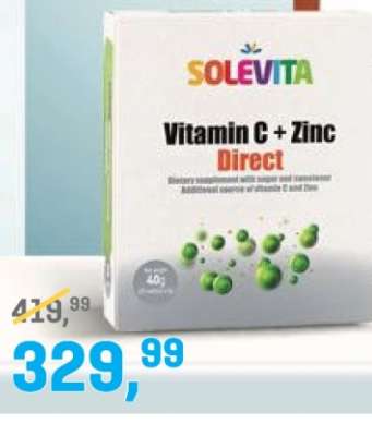 SOLEVITA Vitamin C + Zinc Direct