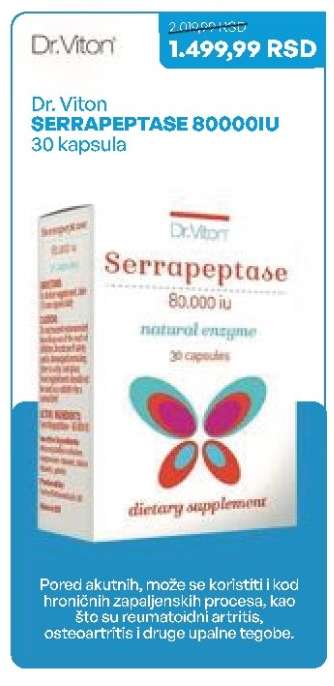 Dr. Viton SERRAPEPTASE 80000IU