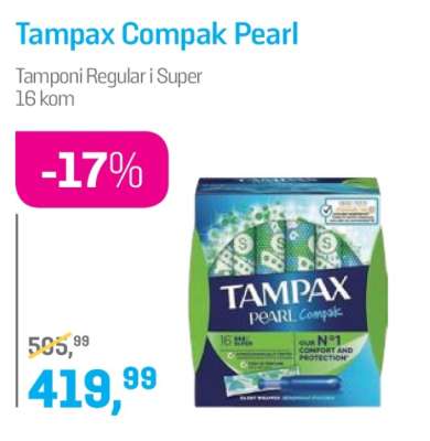 Tampax Compak Pearl