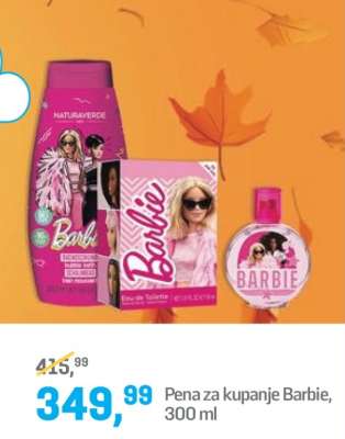 Pena za kupanje Barbie