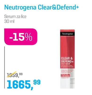 Neutrogena Clear&Defend+