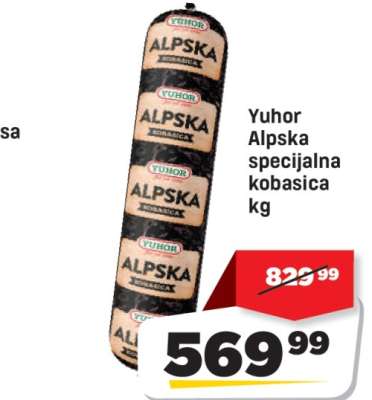 Yuhor Alpska specijalna kobasica kg