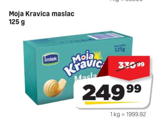 Moja kravica maslac 125 g