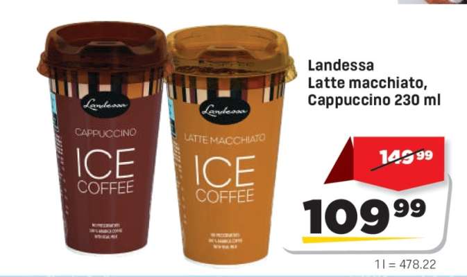 Landessa Latte macchiato, Cappuccino 230 ml