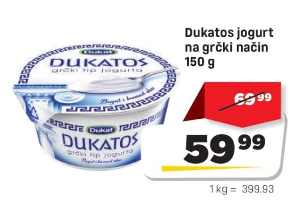 Dukatos Jogurt na grčki način 150 g