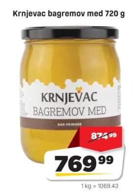 Krnjevac bagremov med 720 g
