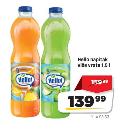 Hello napitak više vrsta 1,5 l