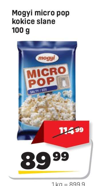 Mogyi Micro Pop kokice slane 100 g