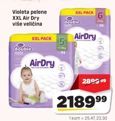 Violeta pelene XXL Air Dry