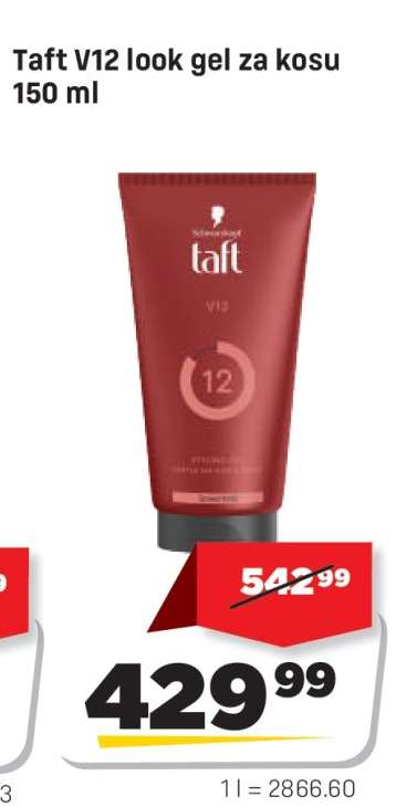 Taft V12 look gel za kosu 150 ml