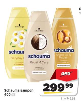 Schauma šampon 400 ml