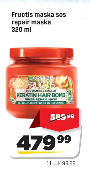 Fructis maska sos repair maska 320 ml
