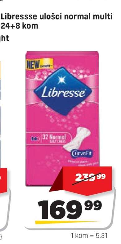 Libresse uložci normal multi 24+8 kom