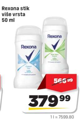 Rexona stik više vrsta 50 ml