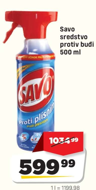 Savo sredstvo protiv budi 500 ml