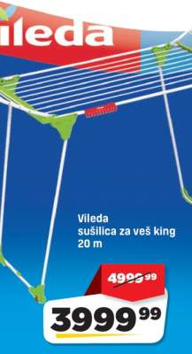 Vileda sušilica za veš king 20 m
