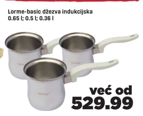 Lorme basic džezva Indukcijska