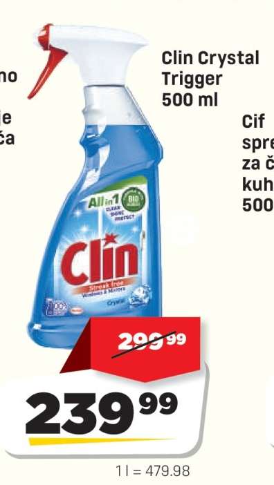 Clin Crystal Trigger 500 ml