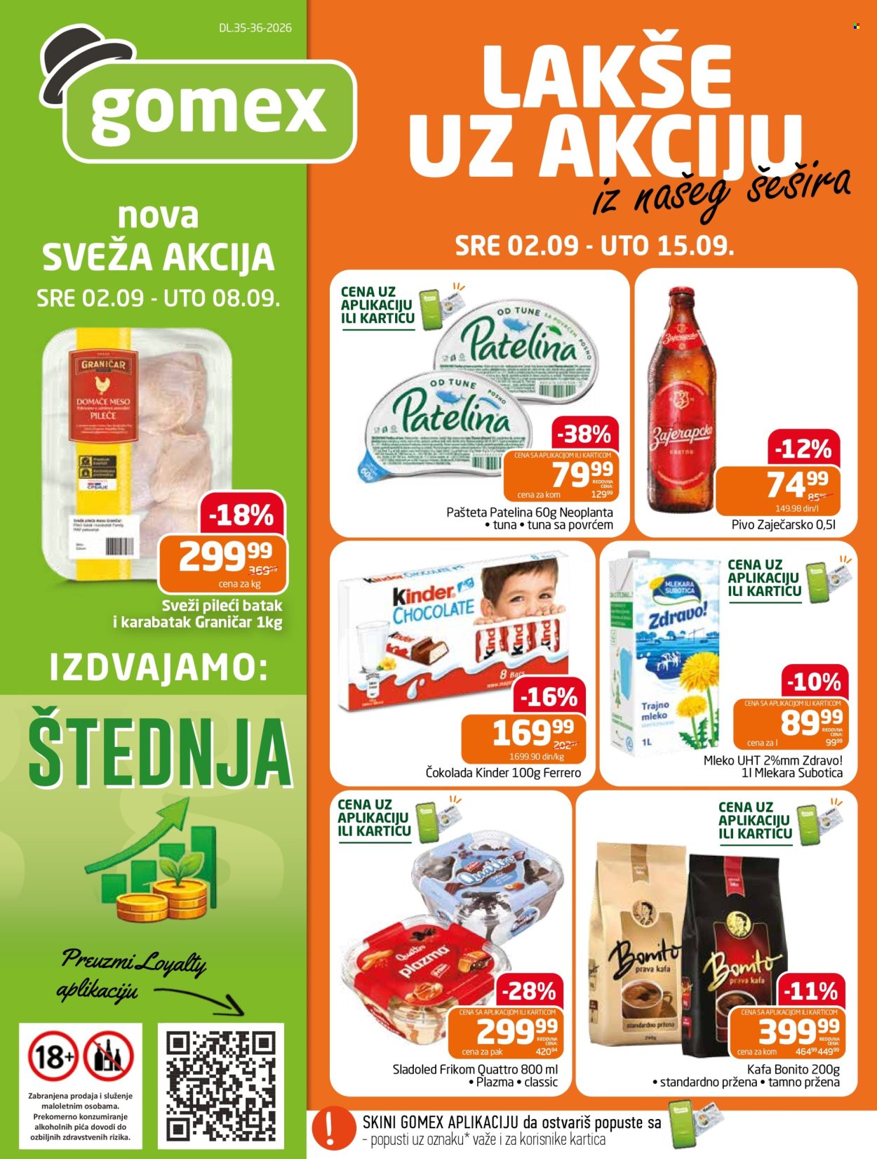 Gomex katalog - 02.09.2026 - 15.09.2026. Stranica 1