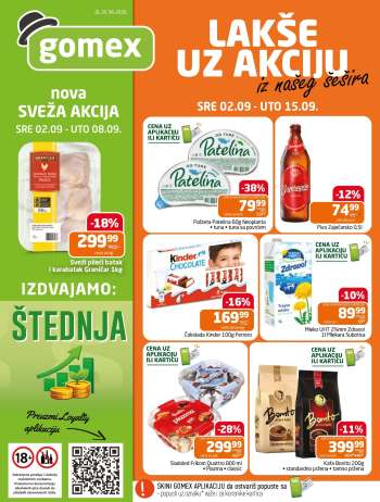 Gomex katalog - 02.09.2026 - 15.09.2026.