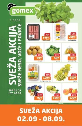Gomex katalog - 02.09.2026 - 08.09.2026.