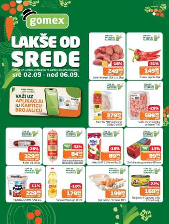 Gomex katalog - 02.09.2026 - 06.09.2026.