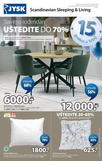 JYSK katalog - 02.09.2026 - 08.09.2026.