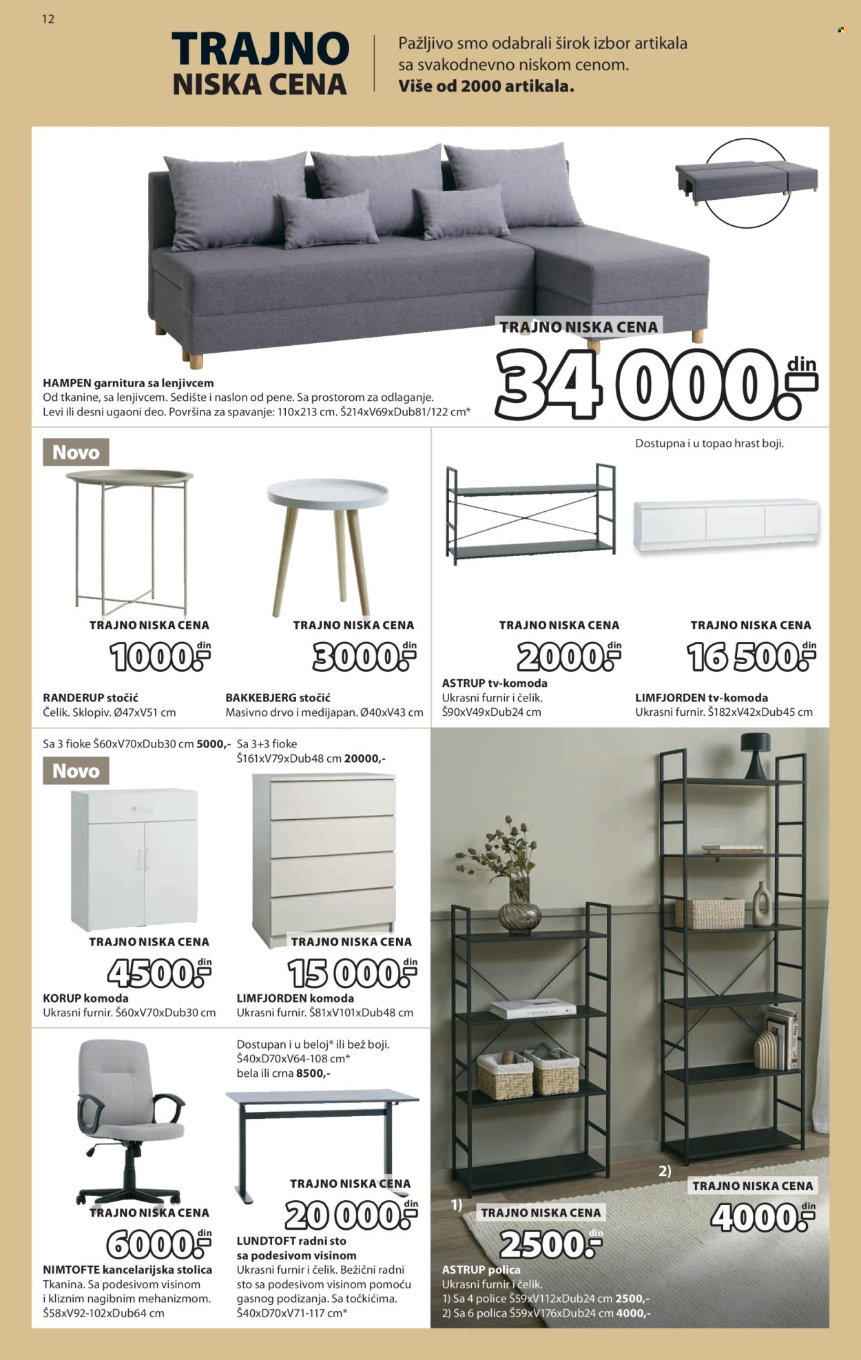 JYSK katalog - 02.09.2026 - 08.09.2026. Stranica 12