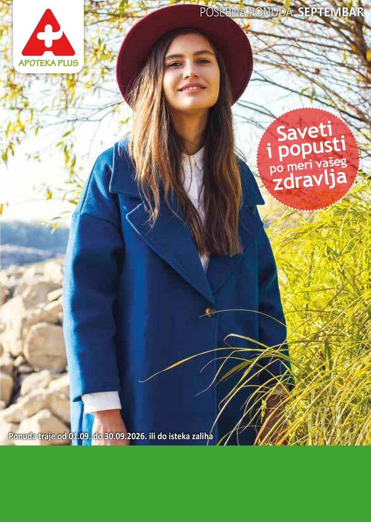Apoteka Plus katalog - 01.09.2026 - 30.09.2026. Stranica 1