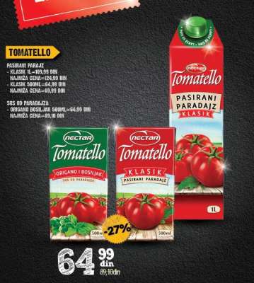 Nectar Tomatello Klasik Pasirani Paradajz