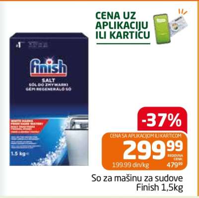 So za mašinu za sudove Finish 1,5kg