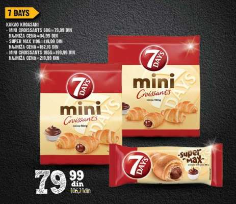 MINI CROISSANTS 60G