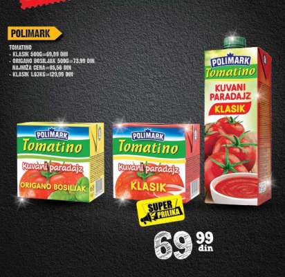 Polimark Tomatino Kuvani Paradajz Klasik