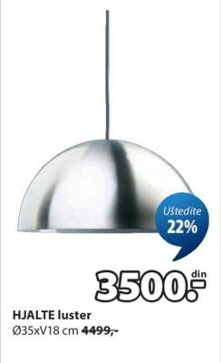 HJALTE luster