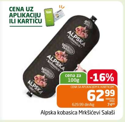 Alpska kobasica Mrkšićevi salaši