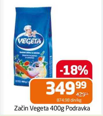 Začin Vegeta 400g, Podravka