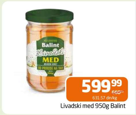 Livadski med 950g Balint