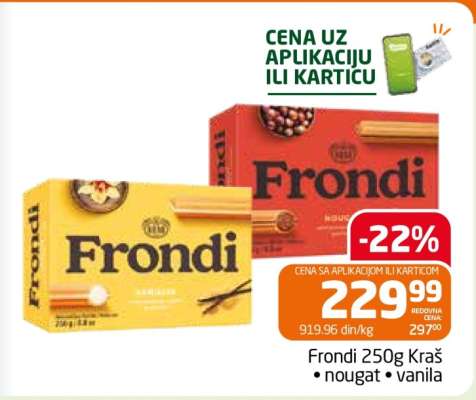 Frondi 250g Kraš